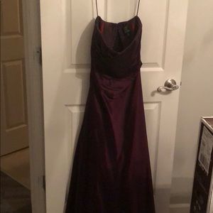 Deep purple formal dress